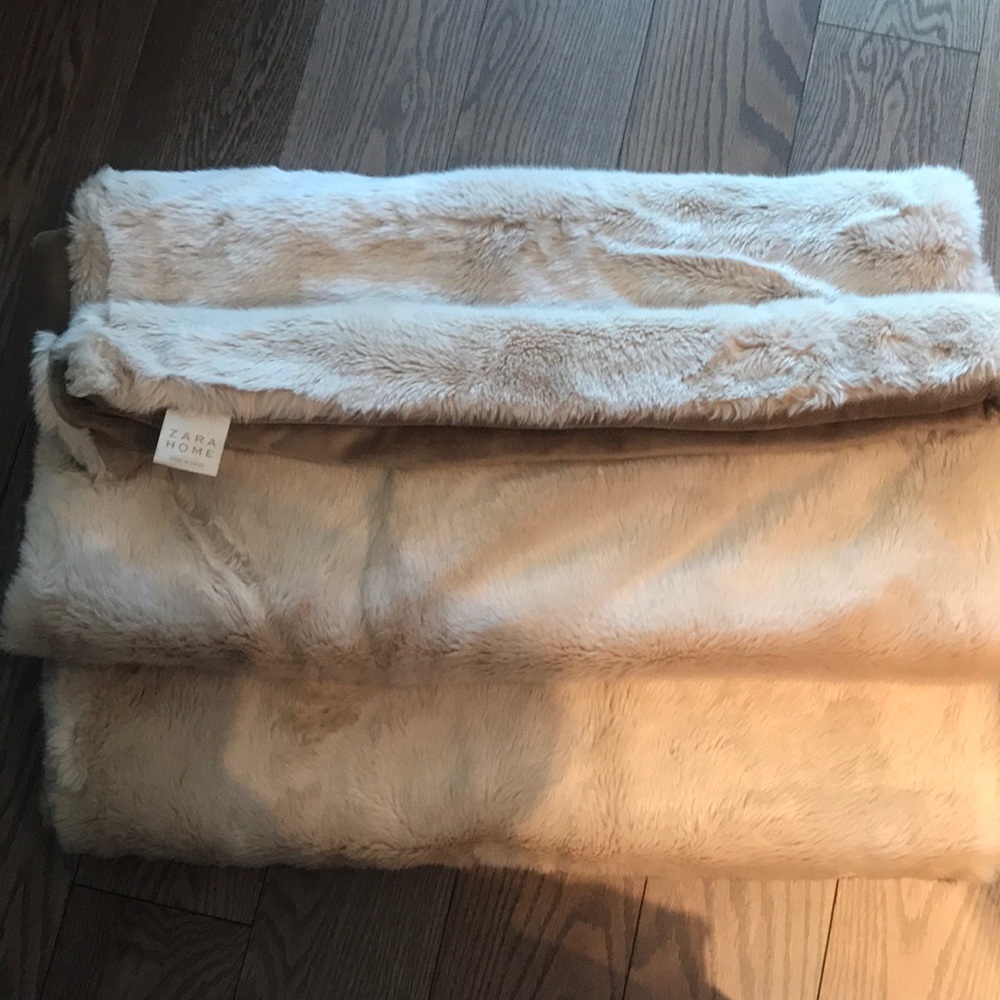 Zara home large throw/blanket